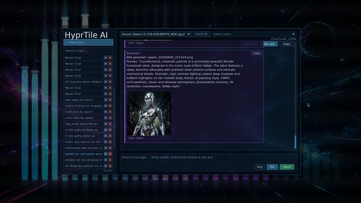 F8 AI chat