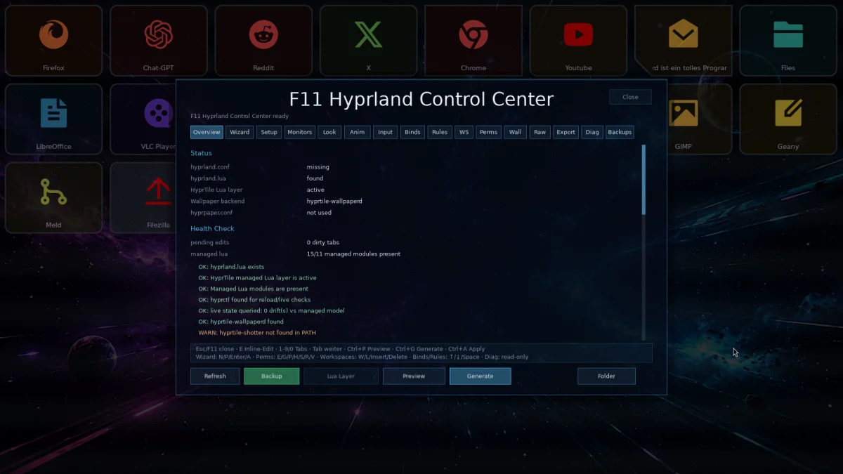 F11 Overview